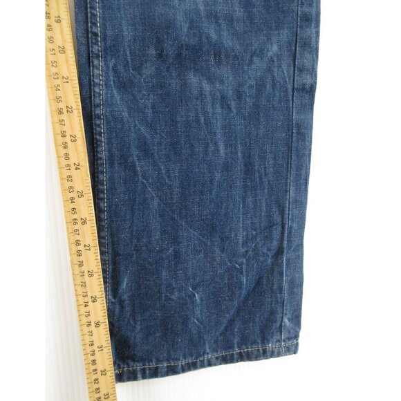 VINTAGE Pepe Jeans 40X32 Hip Hop Loose Baggy Distressed Y2K Flap Pocket - Picture 6 of 13